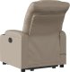 vidaXL Rozkładany fotel pionizujący z masażem, elektryczny, cappuccino 5