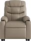 vidaXL Rozkładany fotel pionizujący z masażem, elektryczny, cappuccino 9