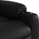 vidaXL Rozkładany fotel masujący, elektryczny, czarny, sztuczna skóra 11