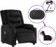 vidaXL Rozkładany fotel masujący, elektryczny, czarny, sztuczna skóra 6