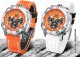 Zegarek Vostok Europe Zegarek męski VK67-650A723 pomarańczowy 3