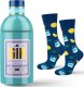 Soxo Męskie Skarpetki kolorowe SOXO Gin w śmiesznej butelce 4045 3