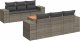 vidaXL 7-cz. zestaw wypoczynkowy do ogrodu, z poduszkami, szary 2
