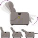 vidaXL Podnoszony fotel masujący, elektryczny, rozkładany, kolor taupe 6