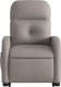 vidaXL Podnoszony fotel masujący, elektryczny, rozkładany, kolor taupe 8