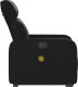 vidaXL Rozkładany fotel pionizujący z masażem, elektryczny, czarny 9