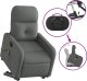 vidaXL Podnoszony fotel masujący, elektryczny, rozkładany, ciemnoszary 10