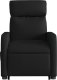 vidaXL Podnoszony fotel masujący, rozkładany, czarny, obity tkaniną 9