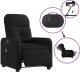 vidaXL Rozkładany fotel masujący, elektryczny, czarny, tkanina 5