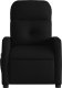 vidaXL Rozkładany fotel masujący, elektryczny, czarny, tkanina 8