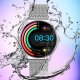 Smartwatch Enter ZEGAREK SMARTWATCH DAMSKI ENTER CANDICE POLSKIE MENU ROZMOWY CND.08.E.111.11.11 SREBRNY MESH 4