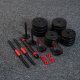 HMS ‎Hantel SGN120 Pro Set bitumiczny 2 x 10 kg 2