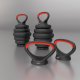 HMS ‎Hantel SGN120 Pro Set bitumiczny 2 x 10 kg 9