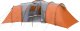 Namiot turystyczny vidaXL Namiot rodzinny, 12-os., szaro-pomarańczowy, wodoszczelny 4