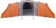 Namiot turystyczny vidaXL Namiot rodzinny, 12-os., szaro-pomarańczowy, wodoszczelny 7