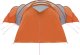 Namiot turystyczny vidaXL Namiot rodzinny, 12-os., szaro-pomarańczowy, wodoszczelny 8