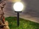 Verk 4x lampa solarna ogrodowa kula biała wbijana 10 cm 4x lampa solarna ogrodowa kula biała wbijana 10 cm 4