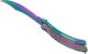 Verk Nóż motylkowy ostry składany ostrze rainbow fade Nóż motylkowy ostry składany ostrze rainbow fade 7