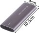 Adapter AV Verk Obudowa adapter dysku kieszeń m.2 sata ngff usb 3.1 usb typ-c 2230-2280mm Obudowa adapter dysku kieszeń m.2 sata ngff usb 3.1 usb typ-c 2230-2280mm 6