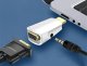 Adapter AV Verk Konwerter adapter z hdmi na vga d-sub audio dźwięk mini jack Konwerter adapter z hdmi na vga d-sub audio dźwięk mini jack 2