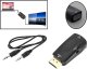 Adapter AV Verk Konwerter adapter z hdmi na vga d-sub audio dźwięk mini jack Konwerter adapter z hdmi na vga d-sub audio dźwięk mini jack 7