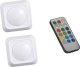 Lampka biurkowa Verk Lampka bezprzewodowa lampa nocna lampki rgb led pilot na baterie 2 sztuki Lampka bezprzewodowa lampa nocna lampki rgb led pilot na baterie 2 sztuki 9