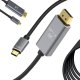 Kabel Verk Kabel przewód displayport usb typ-c 1.4 video audio usb-c 8k 4k 2k 1,8m Kabel przewód displayport usb typ-c 1.4 video audio usb-c 8k 4k 2k 1,8m 1