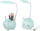 Lampka biurkowa Verk Lampka nocna dla dzieci led usb organizer stojak telefon do czytania nauki Lampka nocna dla dzieci led usb organizer stojak telefon do czytania nauki 1