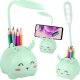 Lampka biurkowa Verk Lampka nocna dla dzieci led usb organizer stojak telefon do czytania nauki Lampka nocna dla dzieci led usb organizer stojak telefon do czytania nauki 1