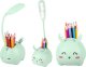 Lampka biurkowa Verk Lampka nocna dla dzieci led usb organizer stojak telefon do czytania nauki Lampka nocna dla dzieci led usb organizer stojak telefon do czytania nauki 2
