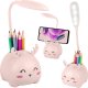 Lampka biurkowa Verk Lampka nocna dla dzieci led usb organizer stojak telefon do czytania nauki Lampka nocna dla dzieci led usb organizer stojak telefon do czytania nauki 1