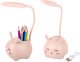 Lampka biurkowa Verk Lampka nocna dla dzieci led usb organizer stojak telefon do czytania nauki Lampka nocna dla dzieci led usb organizer stojak telefon do czytania nauki 1