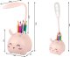 Lampka biurkowa Verk Lampka nocna dla dzieci led usb organizer stojak telefon do czytania nauki Lampka nocna dla dzieci led usb organizer stojak telefon do czytania nauki 9
