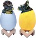 Lampka biurkowa Verk Lampka nocna dinozaur triceratops jajko rgb led jajo świecące dla dzieci Lampka nocna dinozaur triceratops jajko rgb led jajo świecące dla dzieci 1