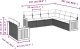 vidaXL 9-cz. zestaw mebli ogrodowych z poduszkami, beżowy, polirattan 7