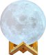 Lampka biurkowa Verk Lampka nocna świecący księżyc 3d moon light 8cm Lampka nocna świecący księżyc 3d moon light 8cm 8