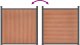 vidaXL Panel ogrodzeniowy, brązowy, 1218x186 cm, WPC 8