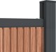 vidaXL Panel ogrodzeniowy, brązowy, 1218x186 cm, WPC 9