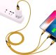 Verk Kabel usb 3w1 do telefonu przewód lightning iphone micro usb type-c 1,2m Kabel usb 3w1 do telefonu przewód lightning iphone micro usb type-c 1,2m 1