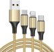 Verk Kabel usb 3w1 do telefonu przewód lightning iphone micro usb type-c 1,2m Kabel usb 3w1 do telefonu przewód lightning iphone micro usb type-c 1,2m 2