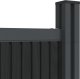 vidaXL Panel ogrodzeniowy, szary, 1045x186 cm, WPC 9