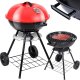 Verk Grill węglowy brykietowy ogrodowy kółka pokrywa okrągły zamykany przenośny Grill węglowy brykietowy ogrodowy kółka pokrywa okrągły zamykany przenośny 1