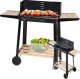 Verk Grill ogrodowy duży węglowy bbq regulowany ruszt półki koła przenośny Grill ogrodowy duży węglowy bbq regulowany ruszt półki koła przenośny 1
