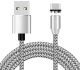 Kabel USB Verk USB-A - USB-C + microUSB + Lightning 1 m Srebrny 2