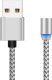 Kabel USB Verk USB-A - USB-C + microUSB + Lightning 1 m Srebrny 5