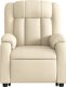 vidaXL Podnoszony fotel masujący, elektryczny, rozkładany, kremowy 9
