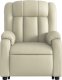 vidaXL Rozkładany fotel pionizujący z masażem, elektryczny, kremowy 9