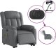 vidaXL Rozkładany fotel pionizujący z masażem, elektryczny, szary 5