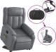 vidaXL Rozkładany fotel pionizujący z masażem, elektryczny, szary 10