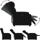 vidaXL Elektryczny fotel rozkładany, czarny, obity tkaniną 7